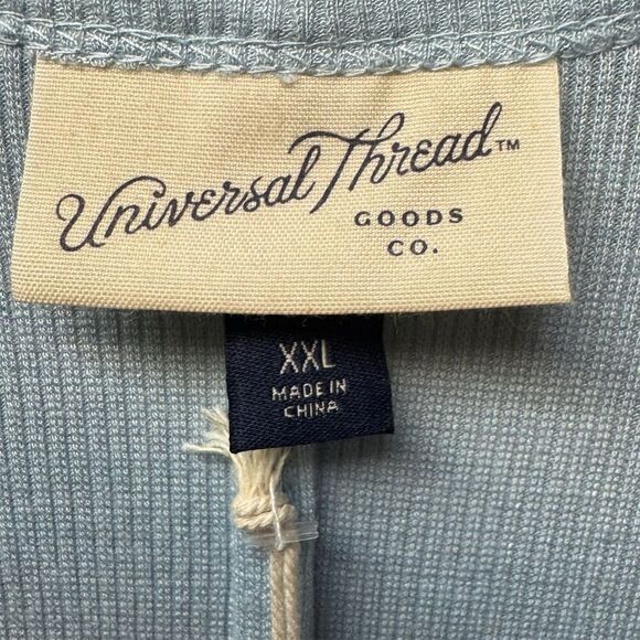 Universal Thread Women's 2XL Blue Long Sleeve Scoop Neck Blouse - Picture 3 of 7